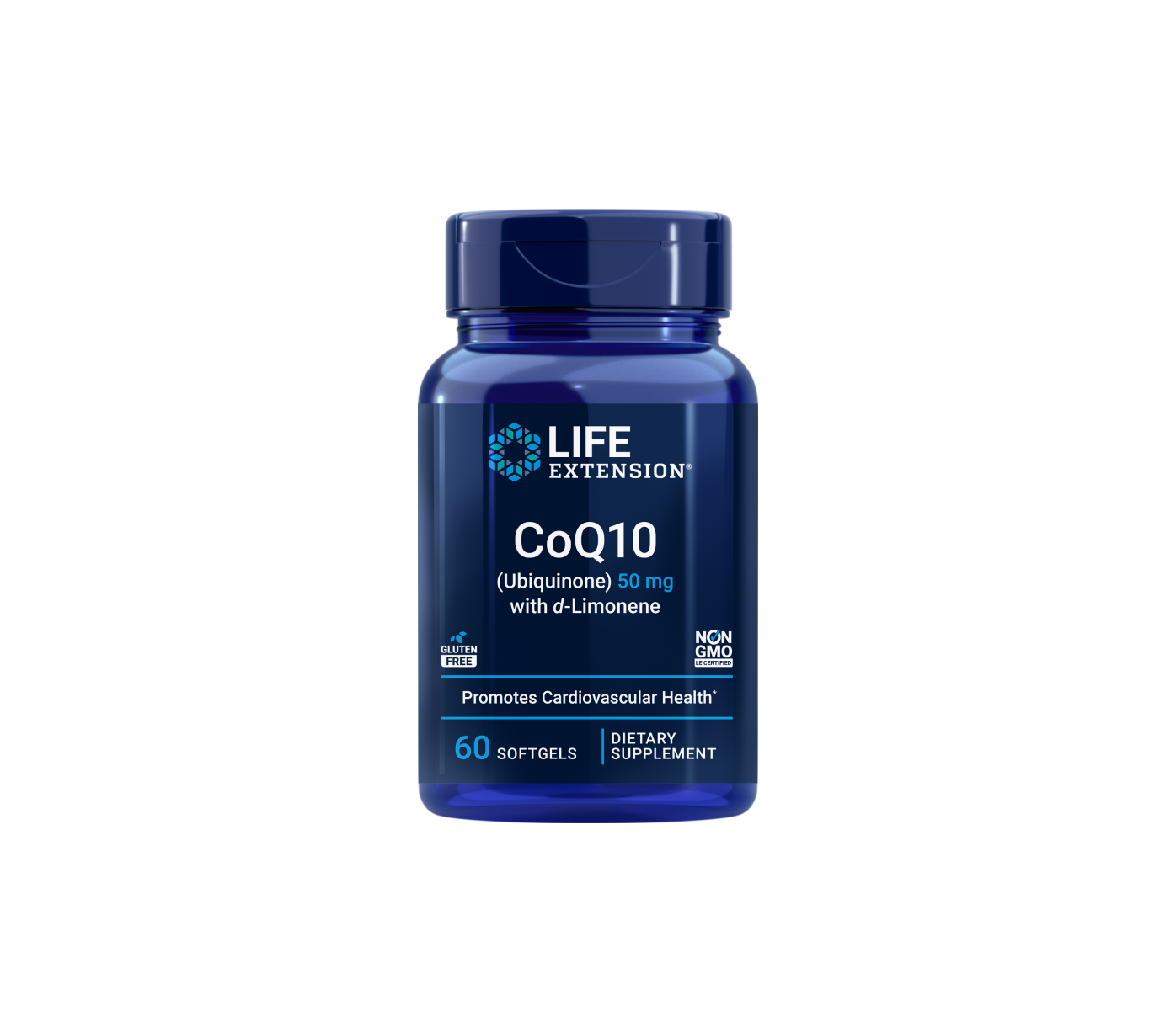 CoQ10 (Ubiquinone) with d-Limonene, 60 softgels