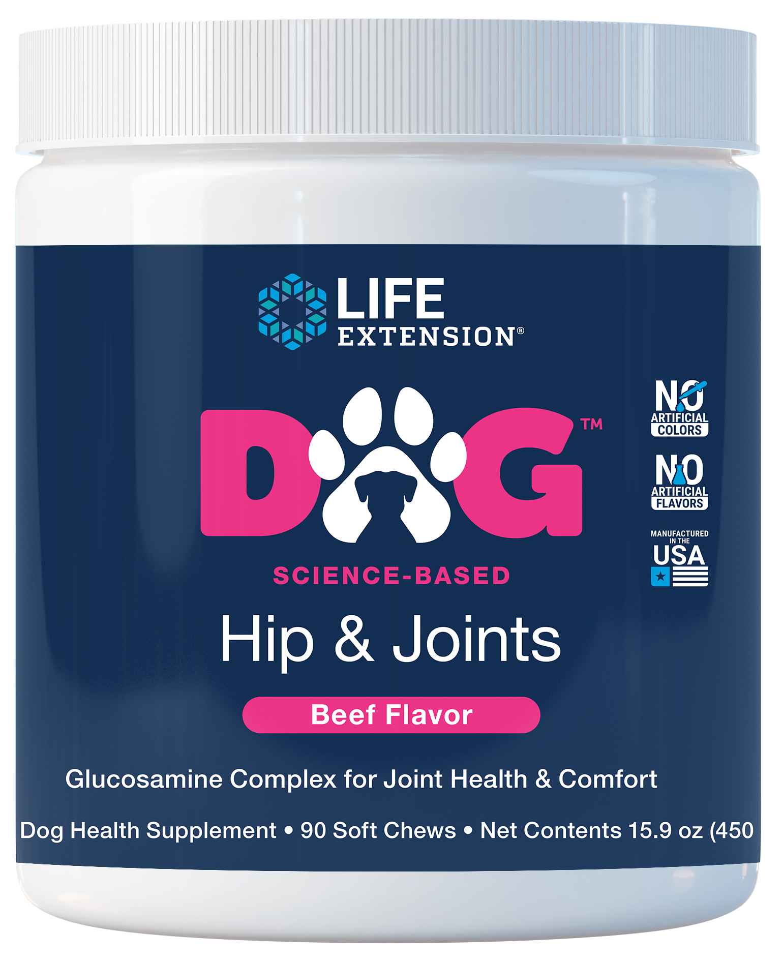 DOG Hip & Joints | Supplement, Tasty Soft Chews | Life Extension