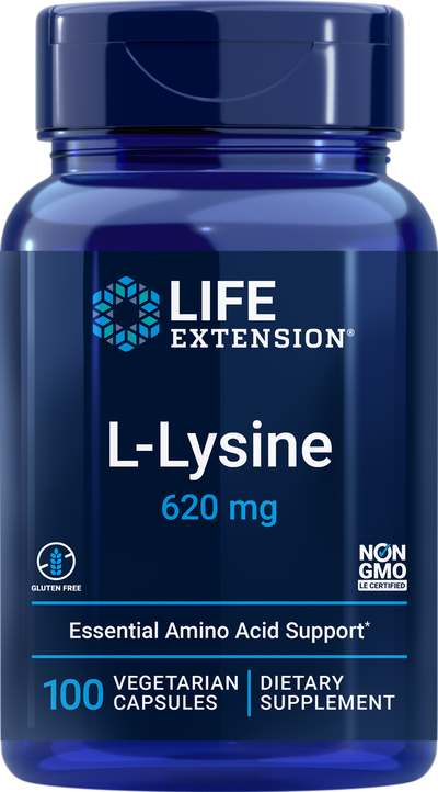 L-Lysine supplement I Essential amino acid I Life Extension Europe