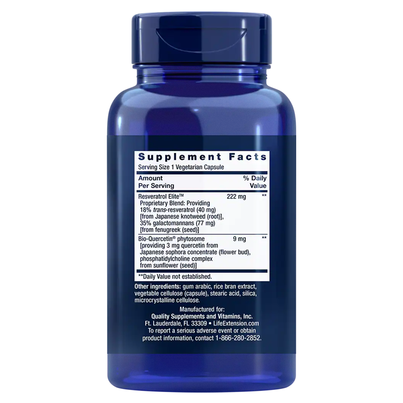 Resveratrol | Promote anti-age & longevity | Life Extension Europe